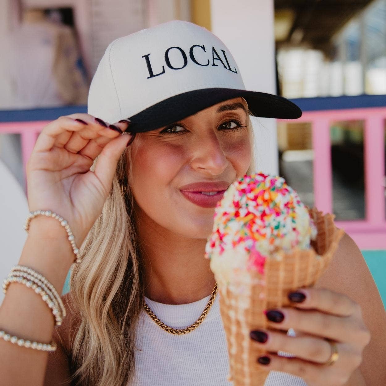 LOCAL Two-Toned Vintage Hat