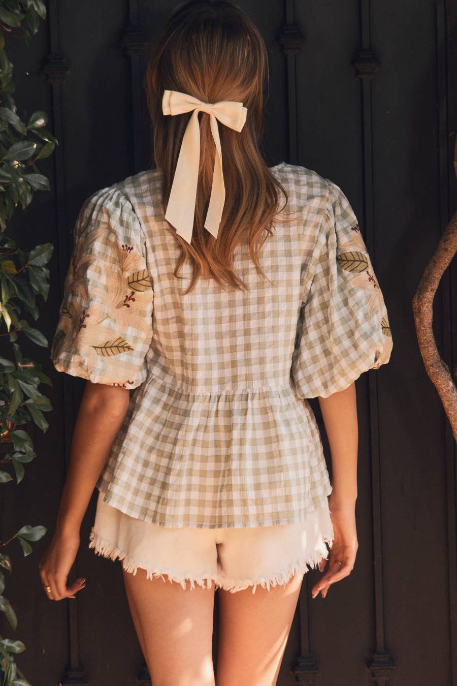 Gingham Blouse