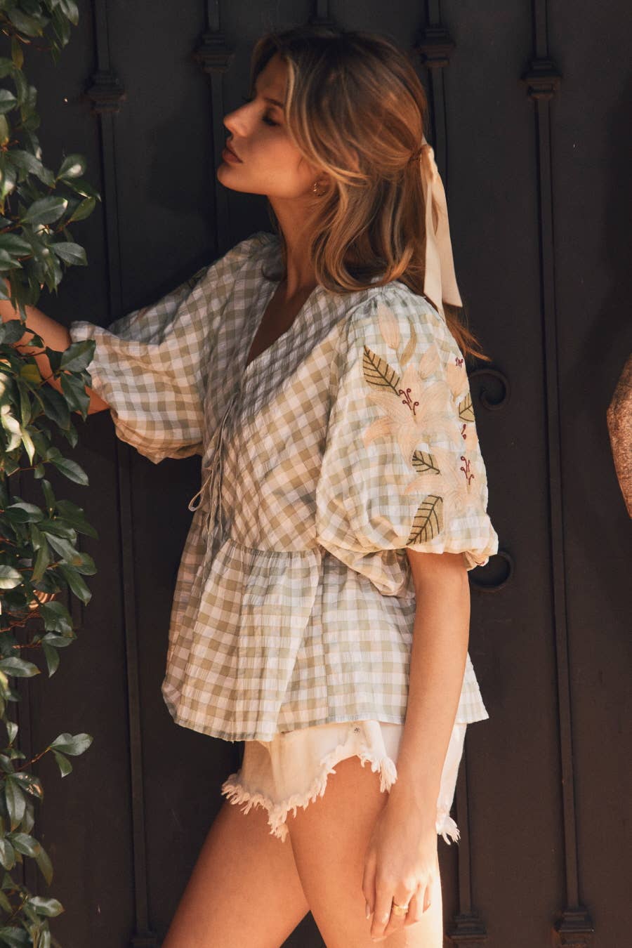 Gingham Blouse
