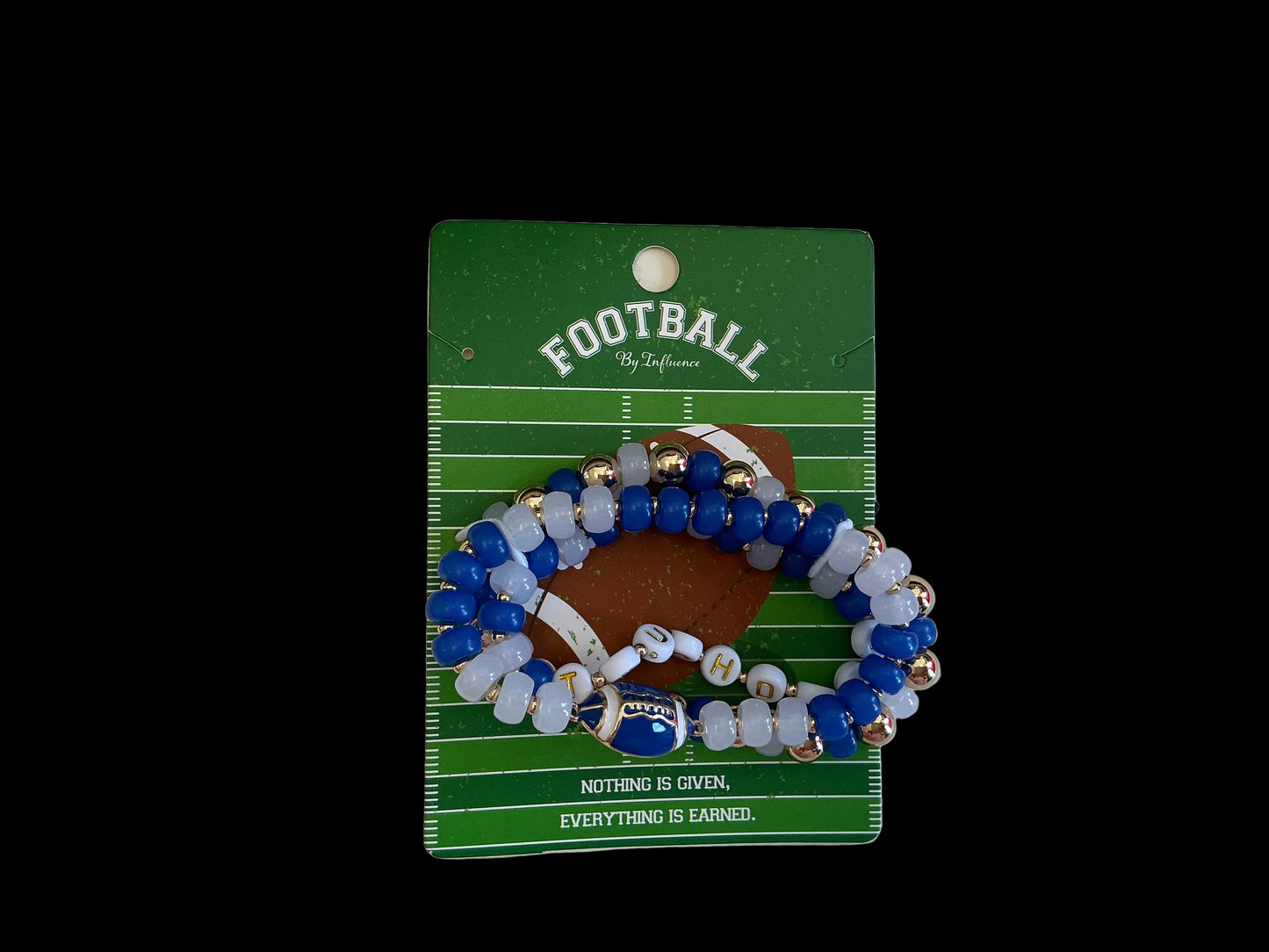3 Set Football Bracelet