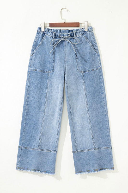 Drawstring Seam Detail Jean