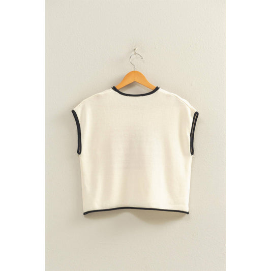 Sleeveless Flag Graphic Top