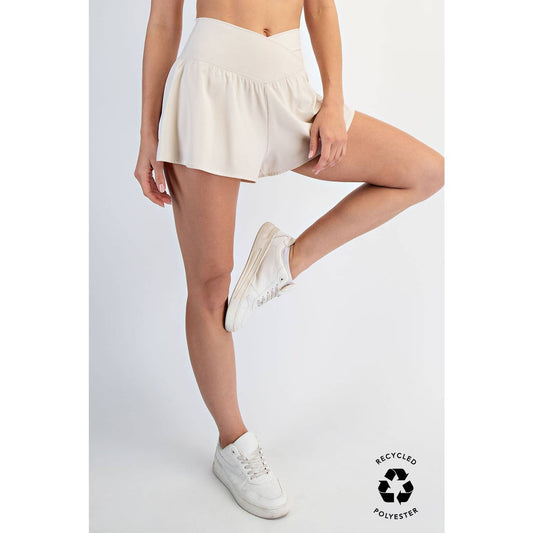 V CROSSOVER FLARED SHORT
