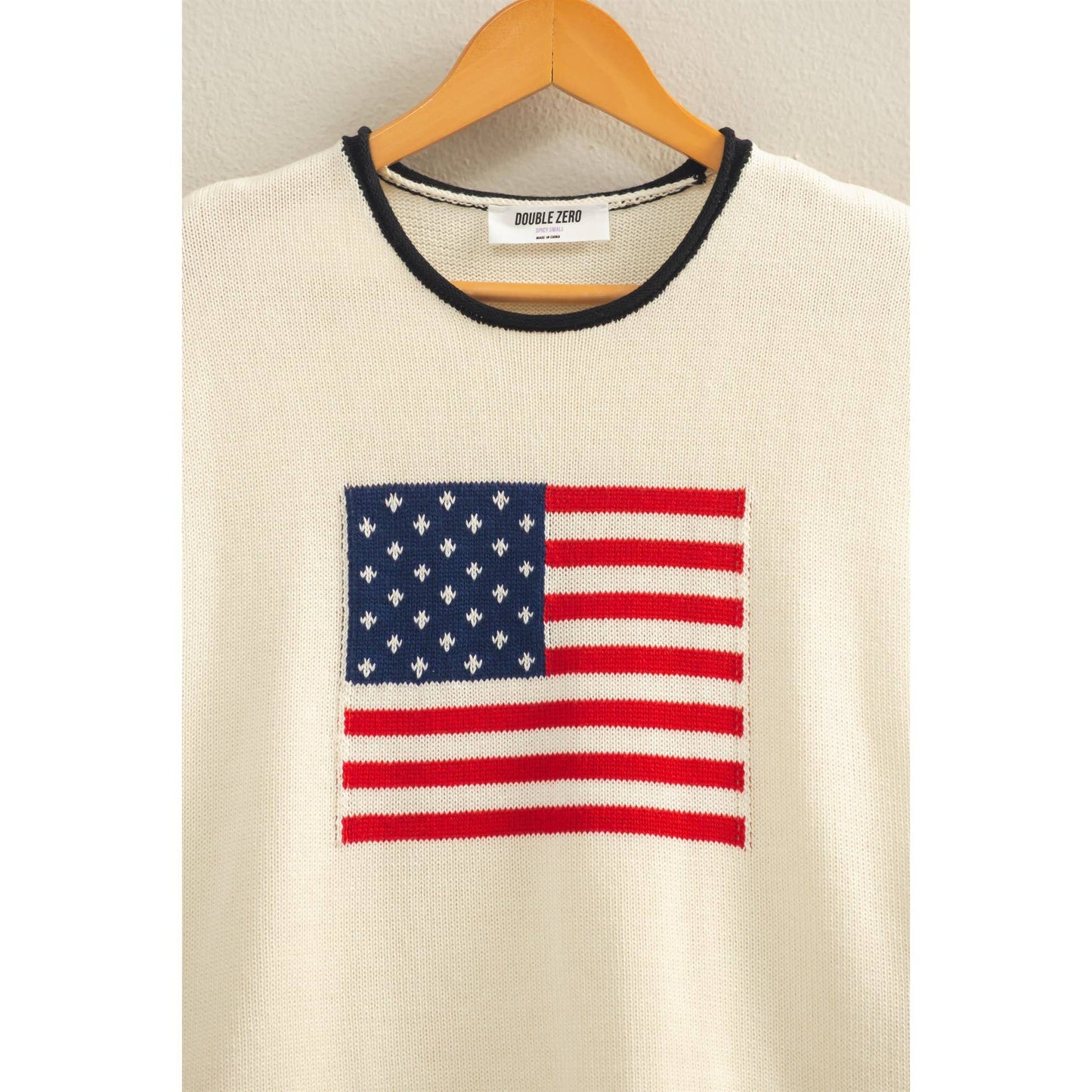 Sleeveless Flag Graphic Top